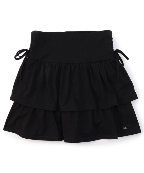 algy(アルジー)の「ティアードミニスカパン(スカート・キッズ・ブラック/アイボリー/グレー・XX-SMALL/X-SMALL/MEDIUM/SMALL)」の2枚目の写真