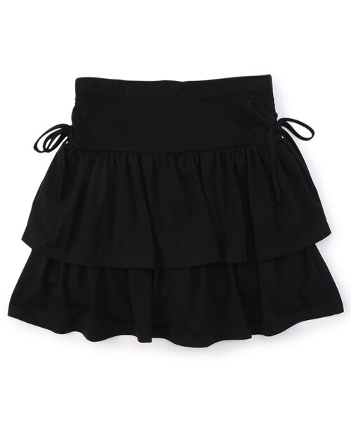 algy(アルジー)の「ティアードミニスカパン(スカート・キッズ・ブラック/アイボリー/グレー・XX-SMALL/X-SMALL/MEDIUM/SMALL)」の15枚目の写真