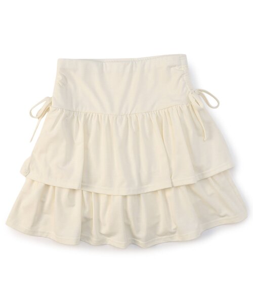 algy(アルジー)の「ティアードミニスカパン(スカート・キッズ・ブラック/アイボリー/グレー・XX-SMALL/X-SMALL/MEDIUM/SMALL)」の5枚目の写真