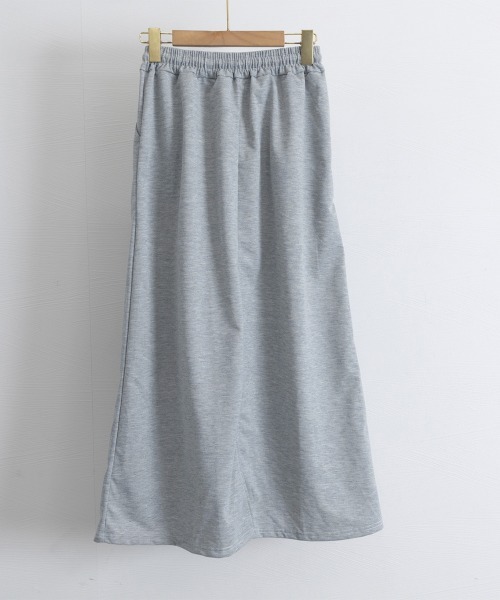 Miniministore(ミニミニストア)の「スウェットロングスカート バックスリット(スカート・レディース・ネイビー/ワインレッド/ブラック/グレー・FREE)」の21枚目の写真