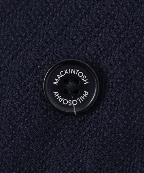 MACKINTOSH PHILOSOPHY(マッキントッシュ フィロソフィー)の「【WEB&一部店舗限定】トロッター ジャケット ダブルブレスト #000(ナンバーゼロ)バーズアイストレッチ リサイクル(テーラードジャケット・メンズ・ダークネイビー・38/40)」の11枚目の写真