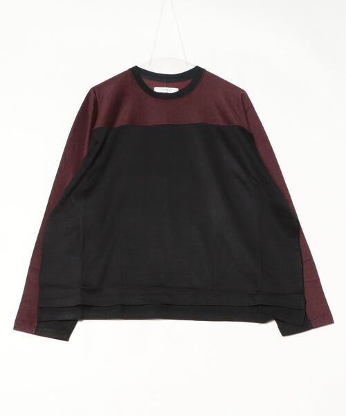 JIEDA(ジエダ)の「FOOT BALL L/S(Tシャツ/カットソー・メンズ・ブラック×ホワイト/ブラウン系1/ブラウン系2・ONESIZE)」の17枚目の写真
