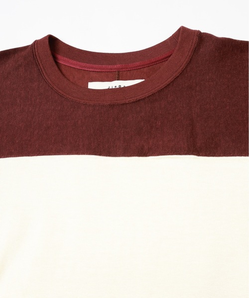 JIEDA(ジエダ)の「FOOT BALL L/S(Tシャツ/カットソー・メンズ・ブラック×ホワイト/ブラウン系1/ブラウン系2・ONESIZE)」の8枚目の写真