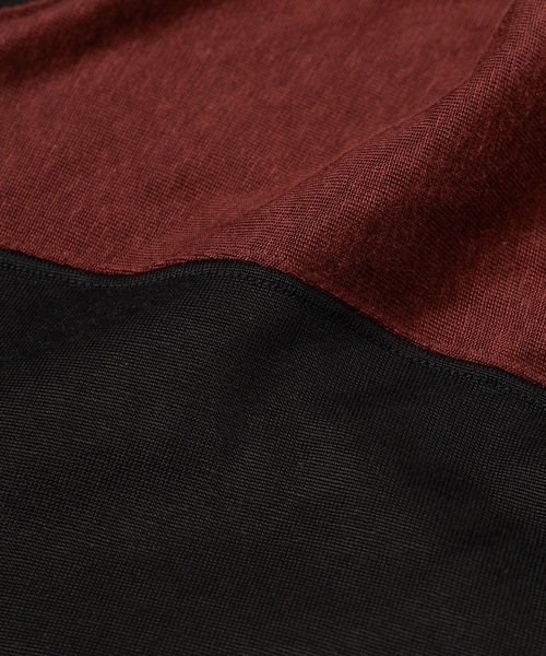 JIEDA(ジエダ)の「FOOT BALL L/S(Tシャツ/カットソー・メンズ・ブラック×ホワイト/ブラウン系1/ブラウン系2・ONESIZE)」の13枚目の写真