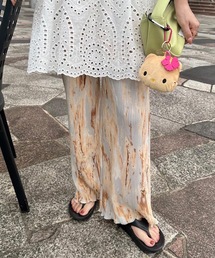 aquagarage | 柄プリーツパンツ(その他パンツ)