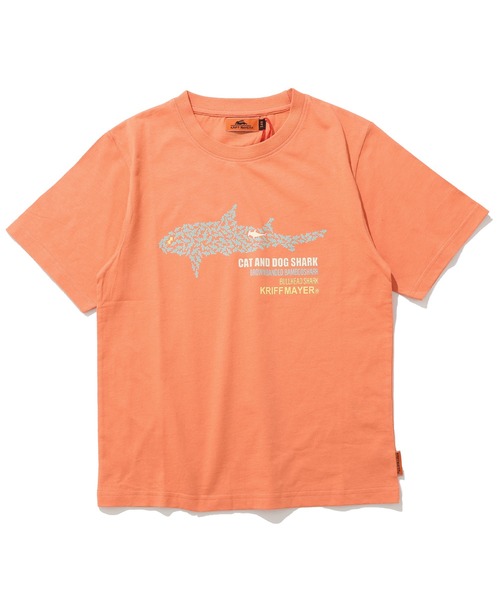 KRIFF MAYER Kid's Collection(クリフメイヤーキッズコレクション)の「【綿100%】楽LUCK-T(サメ)(Tシャツ/カットソー・キッズ・オレンジ/チャコール/オフホワイト/ネイビー・130/150/120/170/160/140)」の13枚目の写真