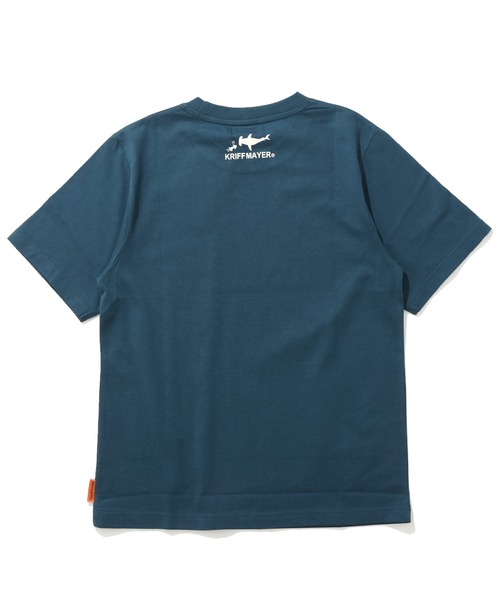 KRIFF MAYER Kid's Collection(クリフメイヤーキッズコレクション)の「【綿100%】楽LUCK-T(サメ)(Tシャツ/カットソー・キッズ・オレンジ/チャコール/オフホワイト/ネイビー・130/150/120/170/160/140)」の15枚目の写真