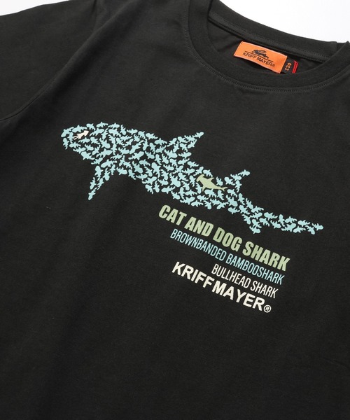 KRIFF MAYER Kid's Collection(クリフメイヤーキッズコレクション)の「【綿100%】楽LUCK-T(サメ)(Tシャツ/カットソー・キッズ・オレンジ/チャコール/オフホワイト/ネイビー・130/150/120/170/160/140)」の16枚目の写真