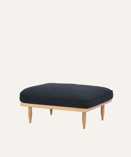 TIMELESS COMFORT（タイムレスコンフォート）の「ecruxe （エクリュクス） EPI OTTOMAN COVER（本体別売）（家具・レディース・ブラウン/ネイビー/ライトグレー/マスタード/グレー×ピンク/ミックスグレー/ダークグレー/オフホワイト/グレー・ONE SIZE）」の8枚目の写真