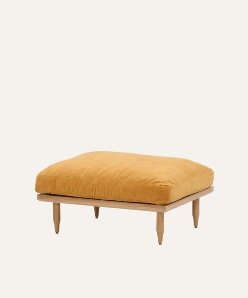 TIMELESS COMFORT（タイムレスコンフォート）の「ecruxe （エクリュクス） EPI OTTOMAN COVER（本体別売）（家具・レディース・ブラウン/ネイビー/ライトグレー/マスタード/グレー×ピンク/ミックスグレー/ダークグレー/オフホワイト/グレー・ONE SIZE）」の9枚目の写真