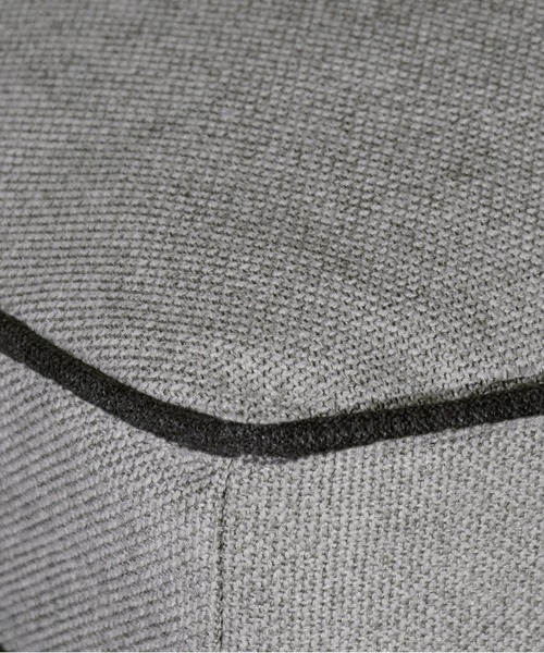 TIMELESS COMFORT（タイムレスコンフォート）の「ecruxe （エクリュクス） EPI OTTOMAN COVER（本体別売）（家具・レディース・ブラウン/ネイビー/ライトグレー/マスタード/グレー×ピンク/ミックスグレー/ダークグレー/オフホワイト/グレー・ONE SIZE）」の14枚目の写真