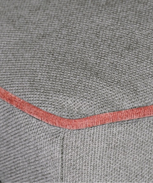 TIMELESS COMFORT（タイムレスコンフォート）の「ecruxe （エクリュクス） EPI OTTOMAN COVER（本体別売）（家具・レディース・ブラウン/ネイビー/ライトグレー/マスタード/グレー×ピンク/ミックスグレー/ダークグレー/オフホワイト/グレー・ONE SIZE）」の10枚目の写真