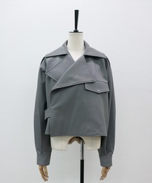 VERSEAU（ヴェルソー）の「マットレザー・ライダースブルゾン（ライダースジャケット）」