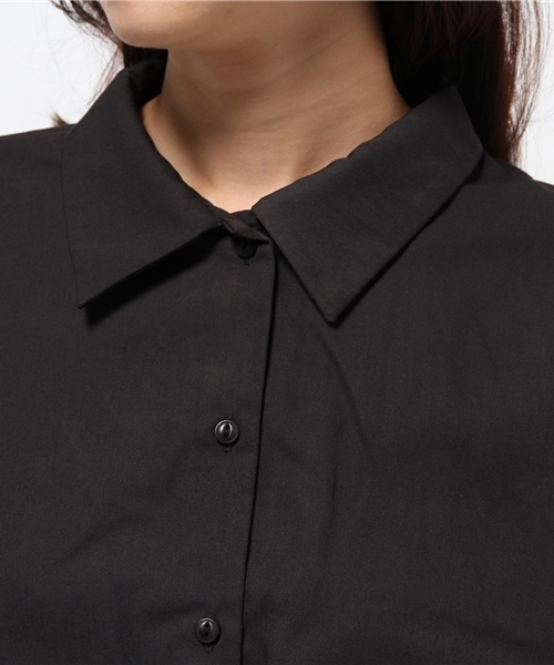 LBC(エルビーシー)の「ポリエステルレーヨンワイドサロペット(サロペット/オーバーオール・レディース・ダークグレー/オリーブ・LARGE/MEDIUM)」の5枚目の写真