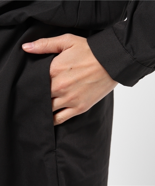 LBC(エルビーシー)の「ポリエステルレーヨンワイドサロペット(サロペット/オーバーオール・レディース・ダークグレー/オリーブ・LARGE/MEDIUM)」の7枚目の写真