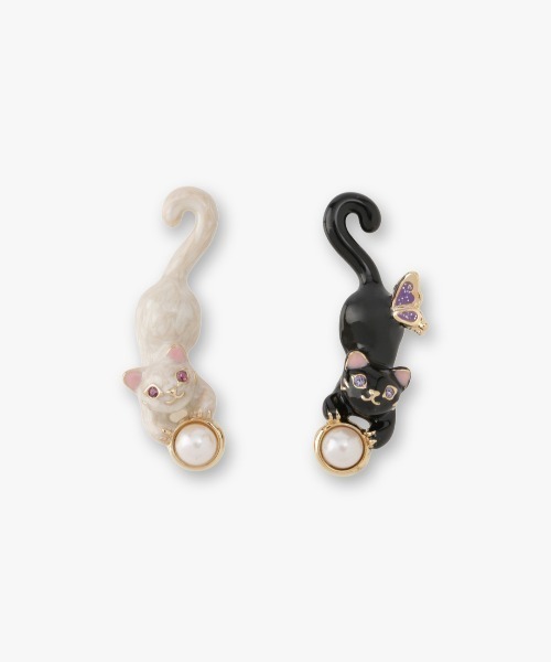 ANNA SUI（アナスイ）の「猫モチーフ ピアス（ピアス（両耳用））」 - WEAR