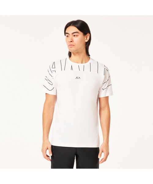 OAKLEY(オークリー)の「オークリ― ENHANCE SS GRAPHIC CREW 1.0 / KNIT TOP Tシャツ/ TRAINING スポーツ・トレーニング/OAKLEY(その他トップス・メンズ・ブラック/ホワイト・L/M/S)」の11枚目の写真