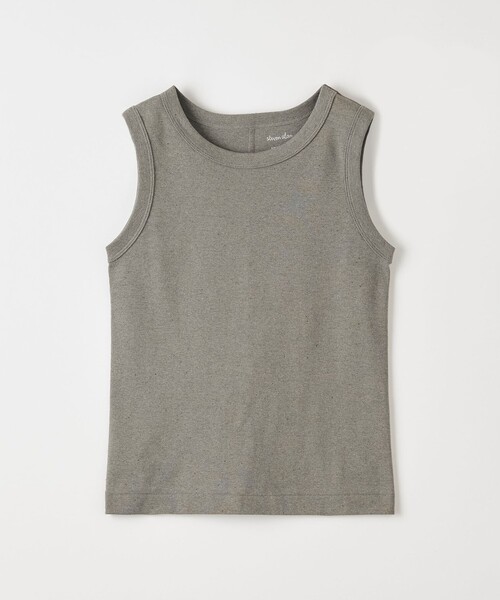 Steven Alan（スティーブンアラン）の「＜Steven Alan＞アンダイド フライス タンクトップ（タンクトップ・レディース・ブラウン/オリーブ/オフホワイト・FREE）」の4枚目の写真