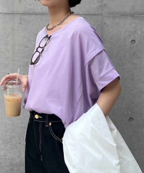 Jena espace merveilleux ビッグ変形Tシャツ　ジェナ Jena espace merveilleux tシャツ 「新色登場」「サラサラ素材で