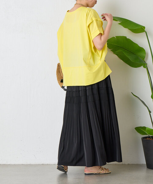 Jena espace merveilleux ビッグ変形Tシャツ　2色セット Jena espace merveilleux｜【新色登場】【サラサラ素材で涼しく