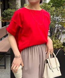 Jena espace merveilleux | 【累計7000枚突破/サラサラ快適】ビッグ変形Tシャツ(Tシャツ/カットソー)