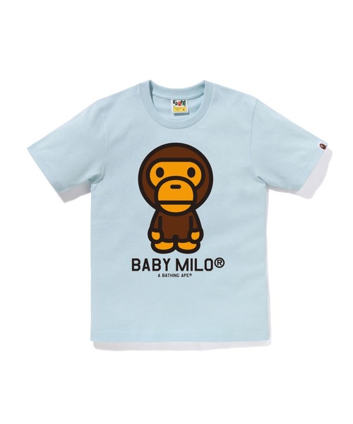 A BATHING APE(アベイシングエイプ)の「BABY MILO TEE(Tシャツ/カットソー・レディース・ピンク/ホワイト/サックスブルー/ブラック・XX-SMALL/X-SMALL/SMALL/MEDIUM)」の3枚目の写真