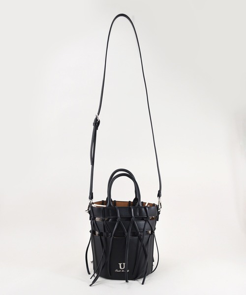 U（ユー）の「トレセ バスケットバッグ/ショルダー付き（ショルダーバッグ・レディース・レッド/ターコイズブルー/ブラック/アイボリー/ベージュ系その他/キャメル・FREE）」の20枚目の写真