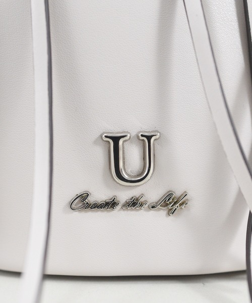 U（ユー）の「トレセ バスケットバッグ/ショルダー付き（ショルダーバッグ・レディース・レッド/ターコイズブルー/ブラック/アイボリー/ベージュ系その他/キャメル・FREE）」の16枚目の写真