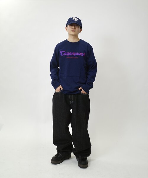 WHO'S WHO gallery（フーズフーギャラリー）の「COOPERPARK ロゴ刺繍ロンT（Tシャツ/カットソー・レディース・ホワイト/ネイビー/ブラック・LARGE/MEDIUM）」の10枚目の写真