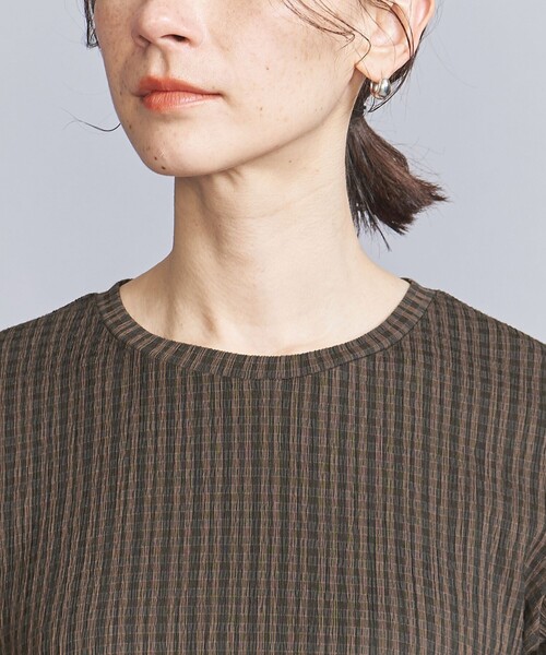 値下げBEAUTY&YOUTH サイドホール ショートスリーブ ワンピース BEAUTY＆YOUTH UNITED ARROWS ワンピース サイドホール ショート