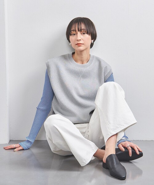COMFY ラメ ニットベスト