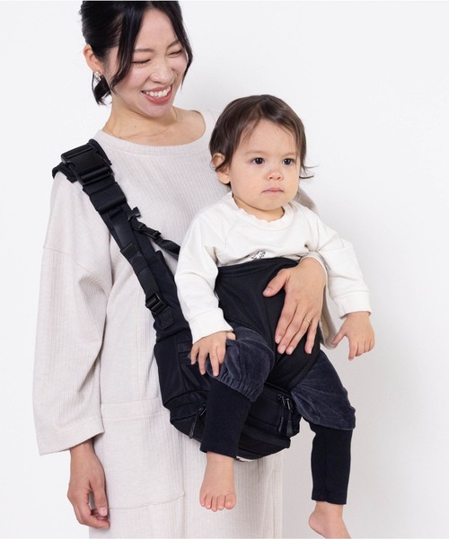 Ricardo 無重力AGSヒップシート ブラック　スウィートマミー SweetMommy(授乳服&マタニティ) 無重力 ヒップシート AGS機能