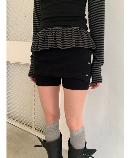 DIANTÉ ブラックニットショートパンツ ニットショートパンツ | ファッション通販サイト NUGU