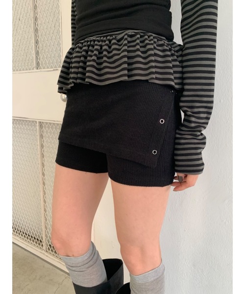 予約販売 ニットショートパンツスカート（その他パンツ）｜Didot.showroom パンツ
