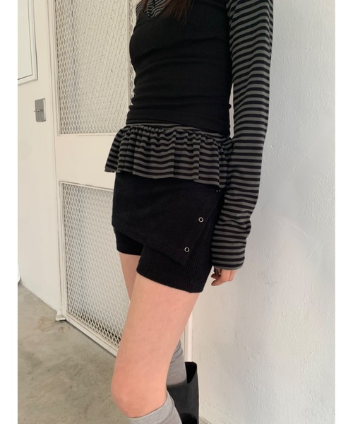MUSE de Deuxieme classe サルエル　ショートパンツスカート Shake code パンツ（その他パンツ）｜MUSE de Deuxieme Classe