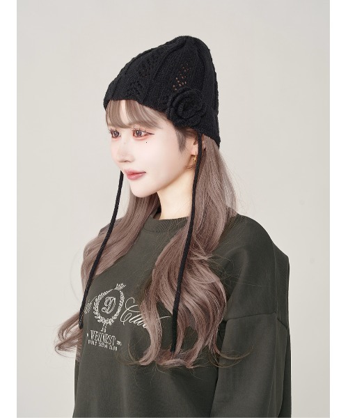 darich☆クロシェビーニー新品未使用タグ付き クロシェビーニー（ニットキャップ/ビーニー）｜Darich