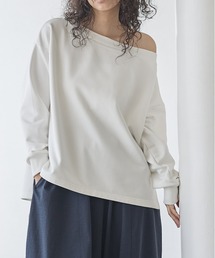 for/c（フォーシー）の「[新色追加]オフショル裏毛スウェット【サスティナブル】（スウェット）」