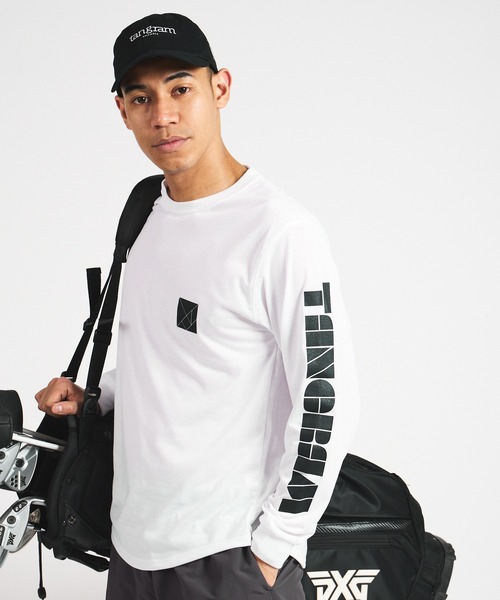 TANGRAM（タングラム）の「ZOZOTOWN 限定 DRY TOUCH SLEEVE LOGO LS TEE（Tシャツ/カットソー・メンズ・ホワイト/ネイビー/ブラック・S/M/L/XL）」の22枚目の写真