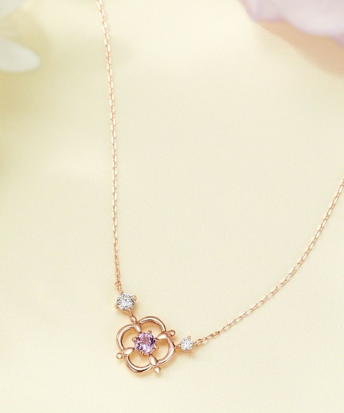 Spring Collection】K10ピンクゴールド ネックレス（ネックレス
