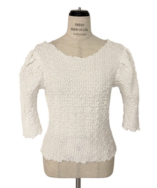 swell cotton puff sleeve tops（Tシャツ/カットソー）｜HONEY MI 