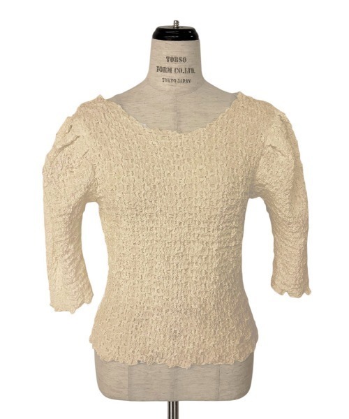 swell cotton puff sleeve tops（Tシャツ/カットソー）｜HONEY