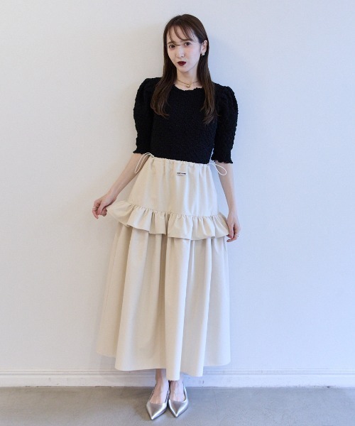 swell cotton puff sleeve tops（Tシャツ/カットソー）｜HONEY