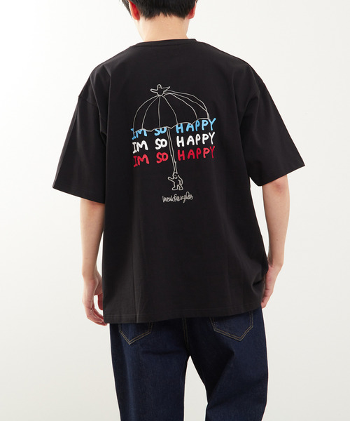 MEN'S MELROSE（メンズメルローズ）の「《別注》【MASTER FRAME/マスターフレーム】MARK GONZALES AWC | 胸ワンポイントプリントTシャツ（Tシャツ/カットソー・メンズ・ホワイト/ホワイト系その他/グリーン/チャコールグレー/ブラック/キナリ・1/4/2/3）」の4枚目の写真