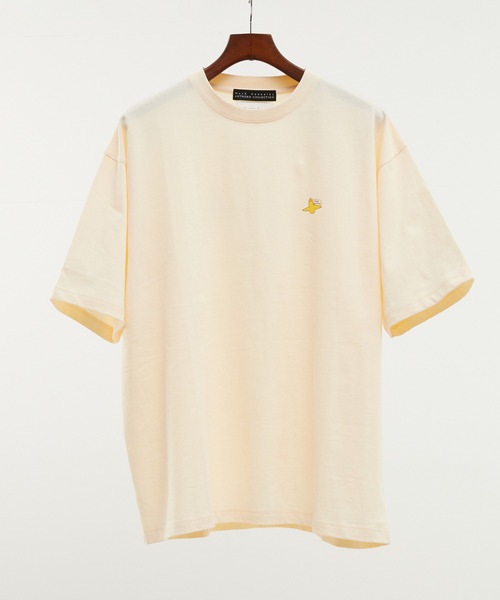 MEN'S MELROSE（メンズメルローズ）の「《別注》【MASTER FRAME/マスターフレーム】MARK GONZALES AWC | 胸ワンポイントプリントTシャツ（Tシャツ/カットソー・メンズ・ホワイト/ホワイト系その他/グリーン/チャコールグレー/ブラック/キナリ・1/4/2/3）」の9枚目の写真