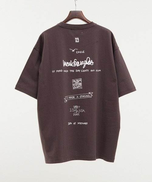 MEN'S MELROSE（メンズメルローズ）の「《別注》【MASTER FRAME/マスターフレーム】MARK GONZALES AWC | 胸ワンポイントプリントTシャツ（Tシャツ/カットソー・メンズ・ホワイト/ホワイト系その他/グリーン/チャコールグレー/ブラック/キナリ・1/4/2/3）」の13枚目の写真