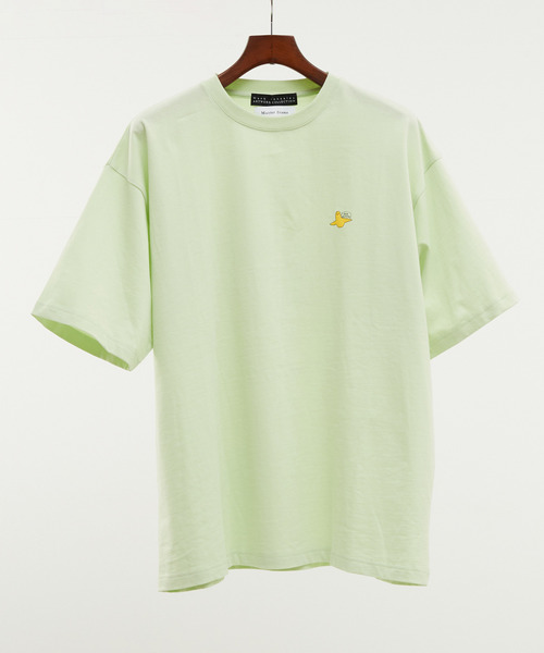 MEN'S MELROSE（メンズメルローズ）の「《別注》【MASTER FRAME/マスターフレーム】MARK GONZALES AWC | 胸ワンポイントプリントTシャツ（Tシャツ/カットソー・メンズ・ホワイト/ホワイト系その他/グリーン/チャコールグレー/ブラック/キナリ・1/4/2/3）」の18枚目の写真