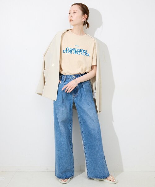 SLOBE IENA（スローブイエナ）の「ビンテージライクロゴTEE（Tシャツ/カットソー・レディース・アイボリー/ブラウン/レッド/イエロー・FREE）」の9枚目の写真