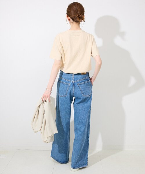 SLOBE IENA（スローブイエナ）の「ビンテージライクロゴTEE（Tシャツ/カットソー・レディース・アイボリー/ブラウン/レッド/イエロー・FREE）」の12枚目の写真