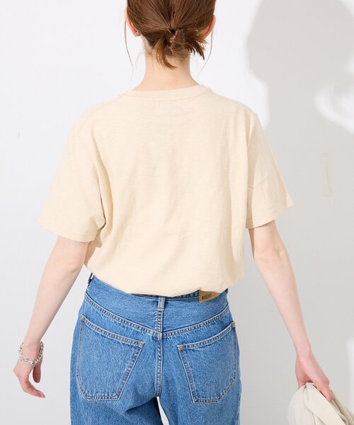 SLOBE IENA（スローブイエナ）の「ビンテージライクロゴTEE（Tシャツ/カットソー・レディース・アイボリー/ブラウン/レッド/イエロー・FREE）」の16枚目の写真