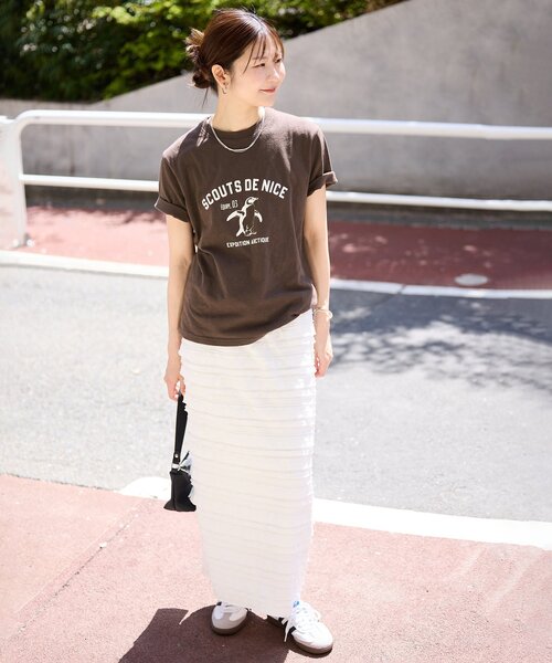 SLOBE IENA（スローブイエナ）の「ビンテージライクロゴTEE（Tシャツ/カットソー・レディース・アイボリー/ブラウン/レッド/イエロー・FREE）」の17枚目の写真